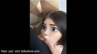 Cumshot dude meniduri seorang gadis dengan filter wajah kartun anal remaja Amerika