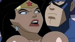 Superhero Porno Wonder Woman vs Captain America