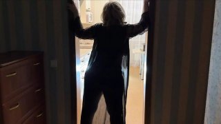Stepmom Blocks Door for Stepson - mendapat anal blowjob darinya - payudara besar milf finklozoya