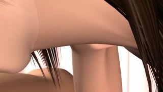 Hentai 3d menampilkan dokter yang bersedia dan seorang gadis seksi