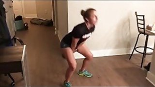 Fit Freundin Gibt Mir Einen Randjob und Wird Zerschlagen