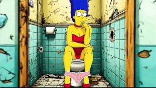 Kompilasi istri selingkuh istri nakal - marge simpson hentai parodi sepong bbc